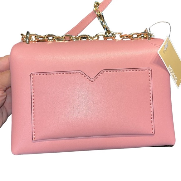 NWT! Michael Kors Cece Small Primrose Vegan Leather Convertible Flap Crossbody! - Picture 8 of 9
